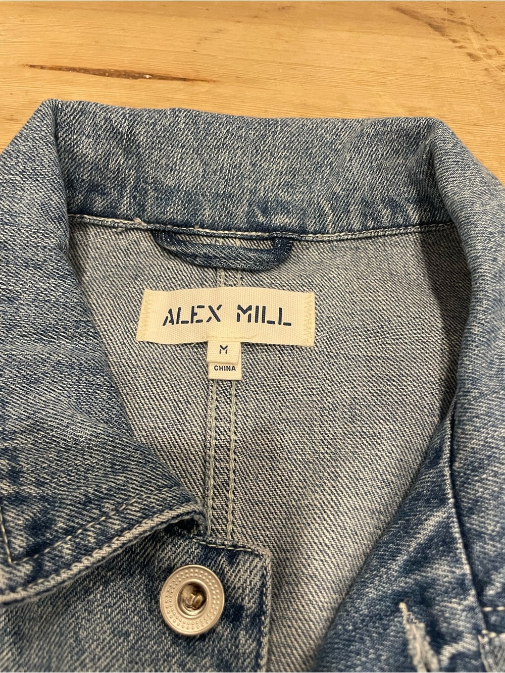 Alex Mill Light Blue Denim Work Jacket NWOT - Picture 2 of 6